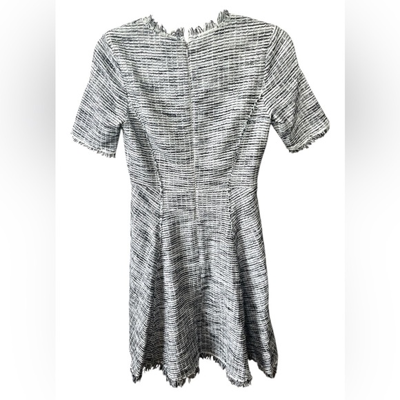 Rebecca Taylor Boucle Tweed Fit and Flare Dress size 0 - Picture 2 of 5